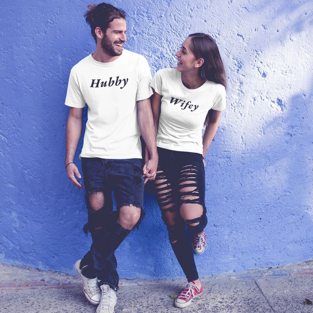 Hubby and Wifey Shirts - THE VUTE