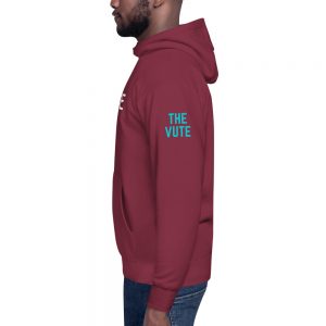 unisex premium hoodie maroon left 6031d6af3eacd