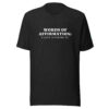 Words of Affirmation Love Languages T-Shirt - Black